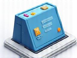 Icono representando el desarrollo de juegos móviles